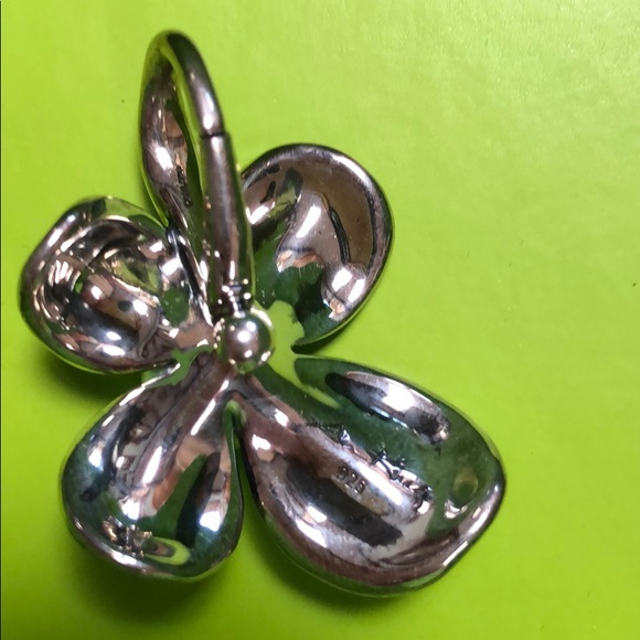 Silver flower pendant. - Picture 2 of 5